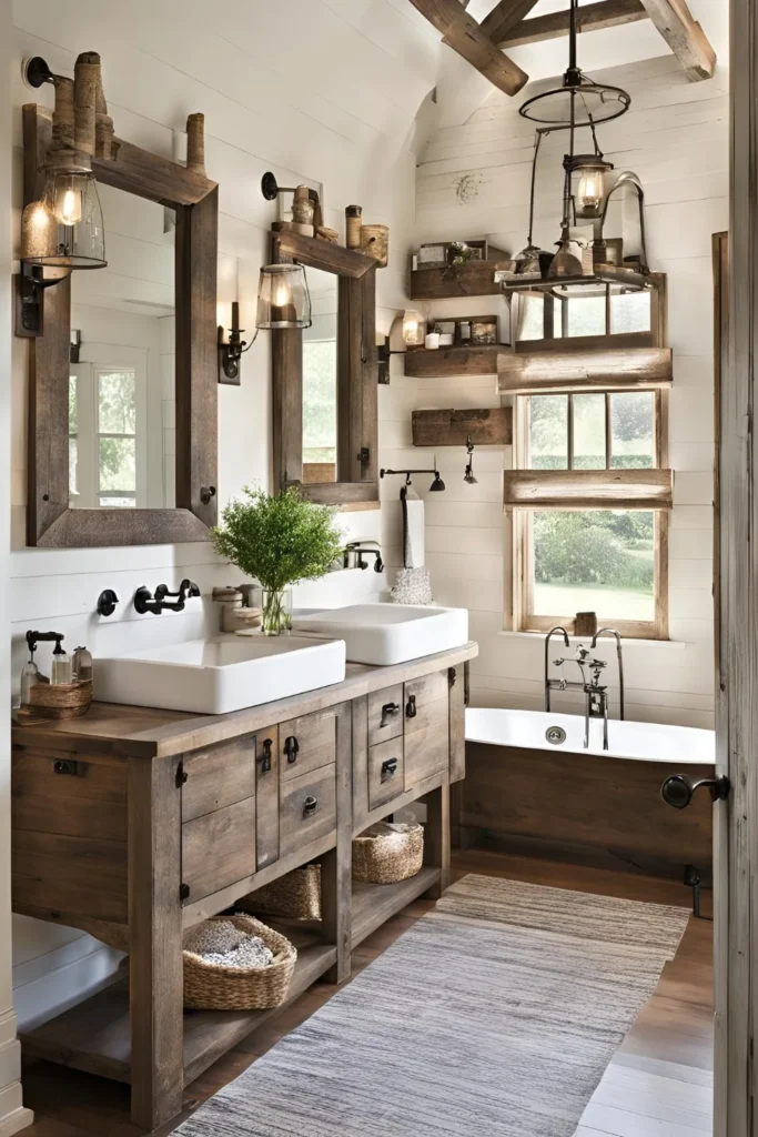 Key Features of Rustic Bathrooms