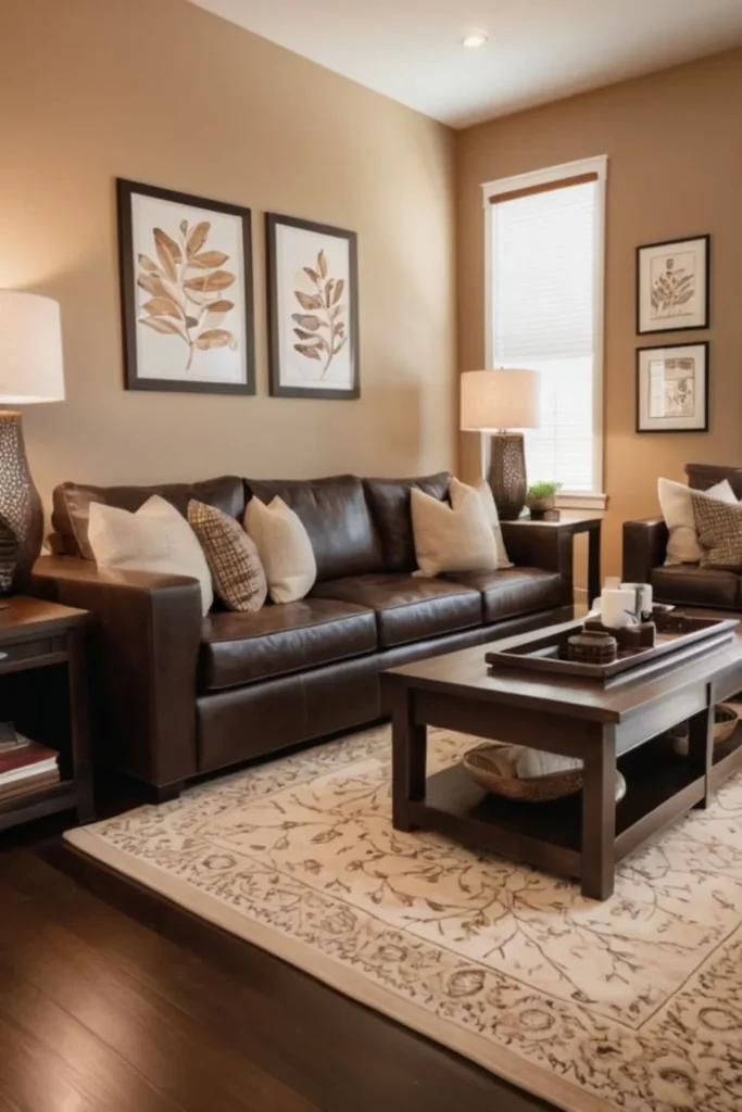 Neutral Tones with a Pop of Color