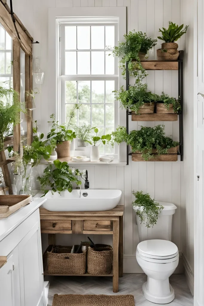 Plant Life in the Bathroom
