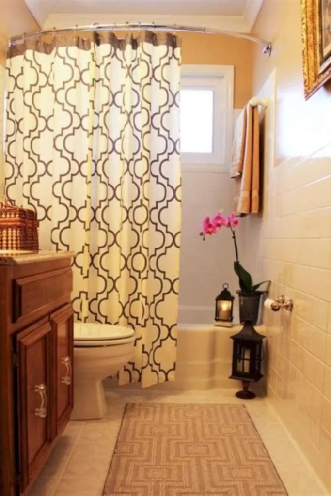 Use Clear Shower Curtains