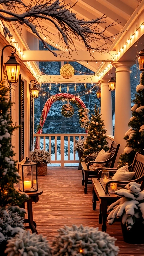 Cozy Winter Porch Seasonal Lighting Solutions