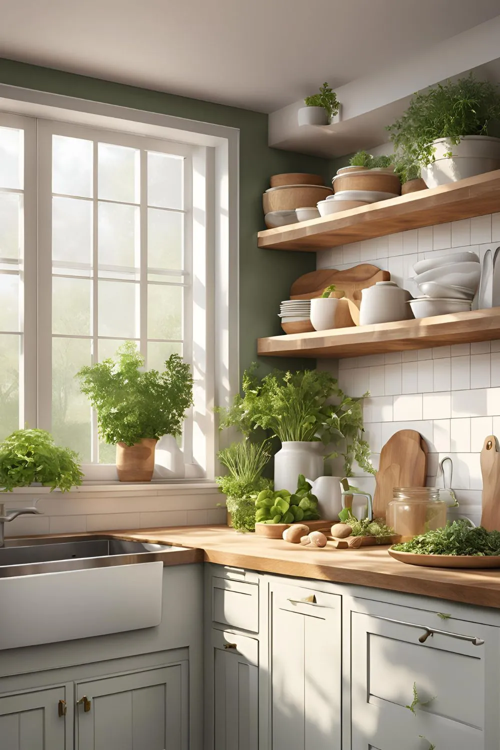 White Cabinets