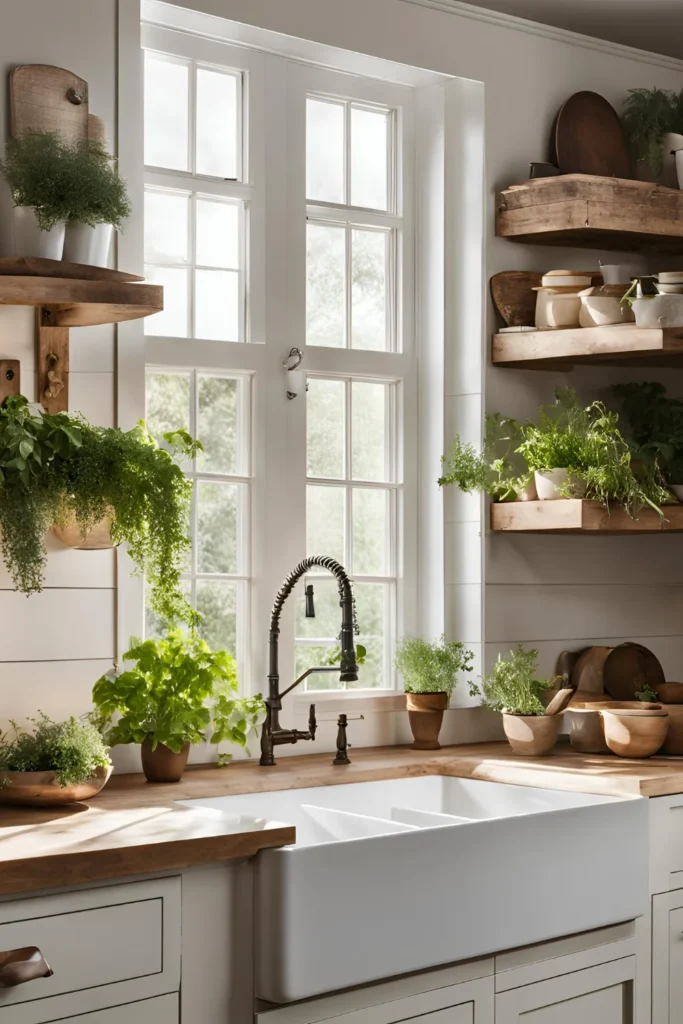 Modern Farmhouse Kitchen Ideas with the Sink