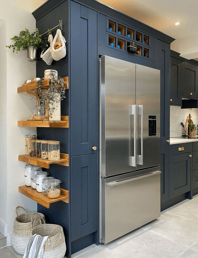 Fridge Storage DIY Under-Shelf Baskets