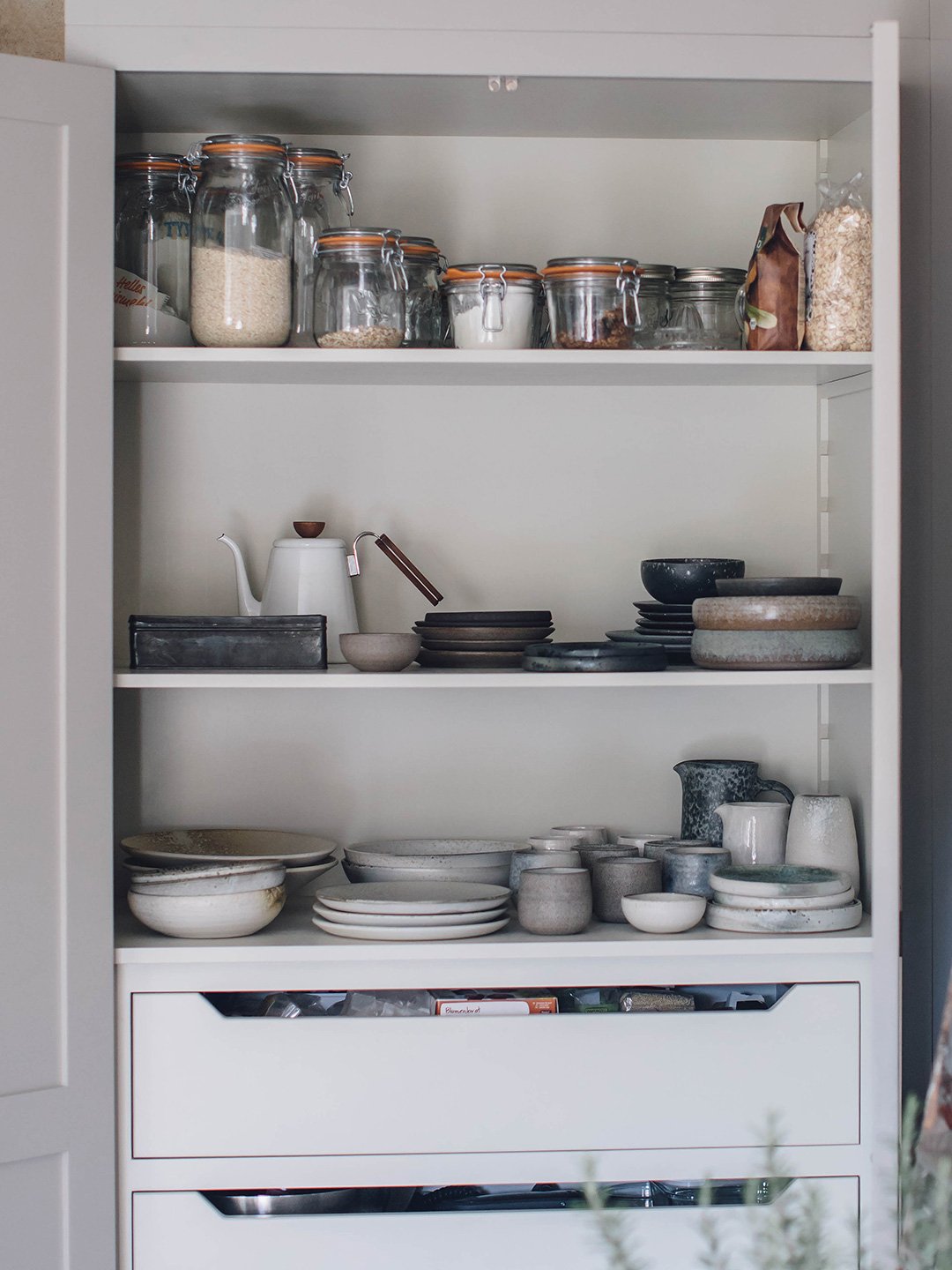 Kitchen Cupboard Organization Fresh Ingredient Storage