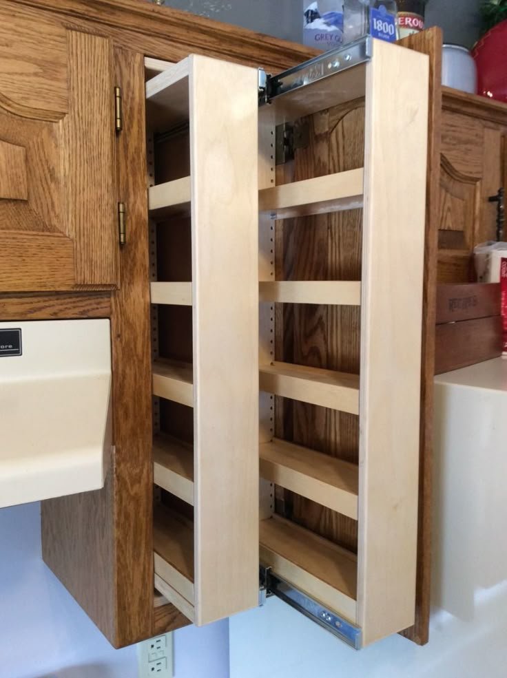 Vertical Kitchen Organization Hacks With Before and After Organization