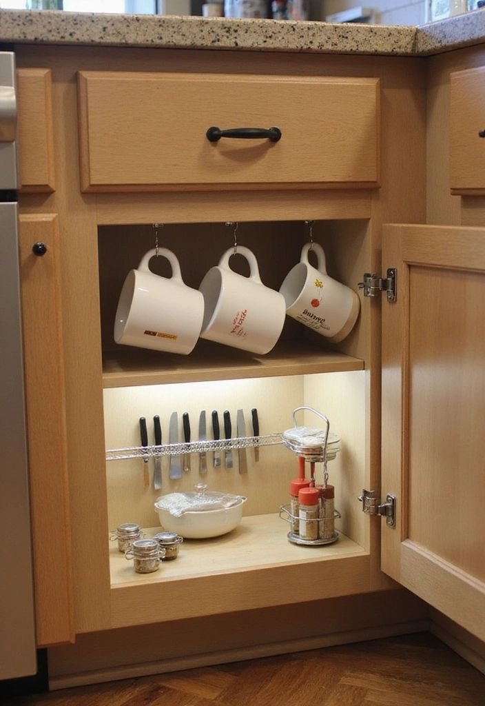 Kitchen Wall Storage Under-Cabinet Storage