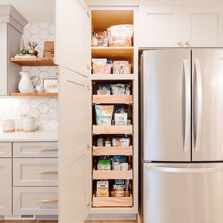 Tiny Pantry Organization Door Racks
