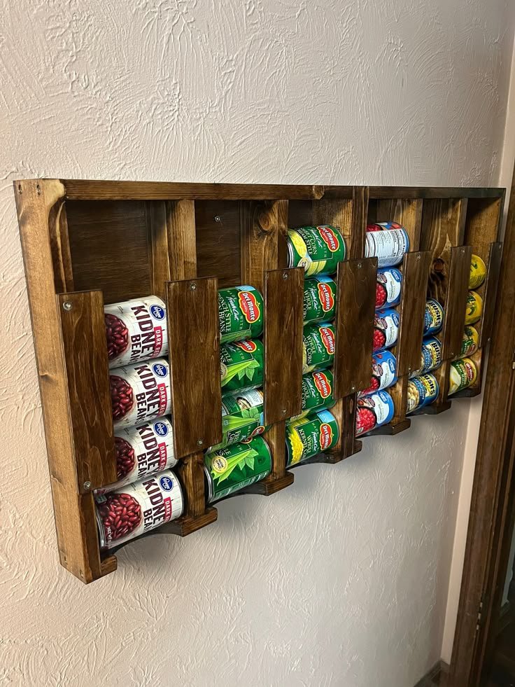 Kitchen Wall Storage Can Organizer