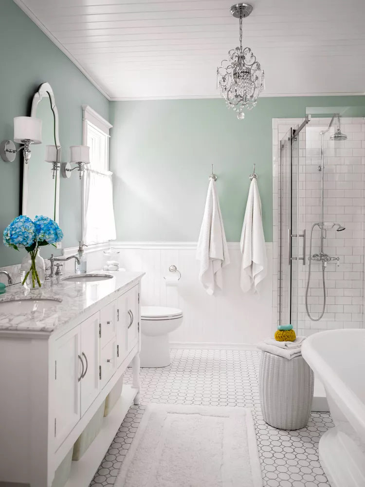Elegant Color Palettes in bathroom