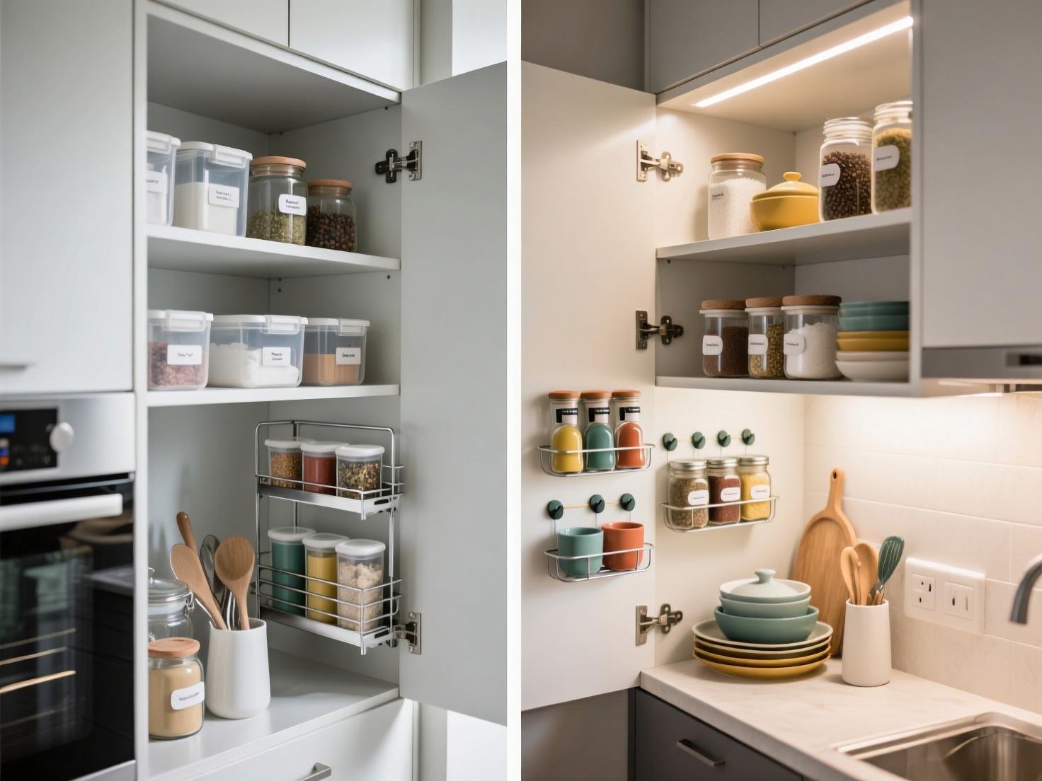 Kitchen Cupboard Organization