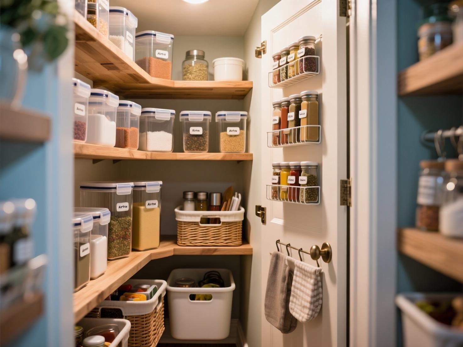 Tiny Pantry Organization