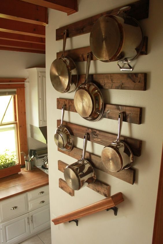 Kitchen Wall Storage Pegboard Wall