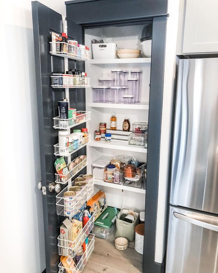 Tiny Pantry Organization Vertical Dividers