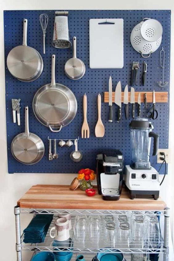 Kitchen Wall Storage Wall-Mounted Utensil Holder