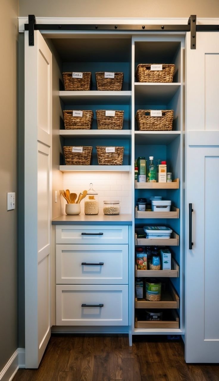 Tiny Pantry Organization Basket Bliss