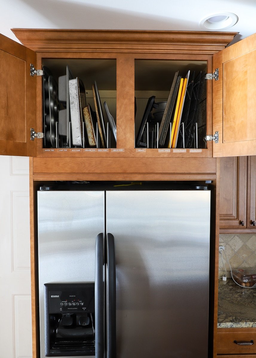 Fridge Storage Utilize a Ladder Shelf