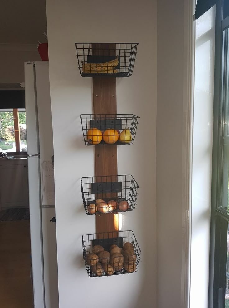 Kitchen Wall Storage Hanging Pot Rack
