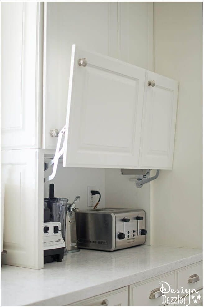 Kitchen Storage Secret Drop-Down Counters