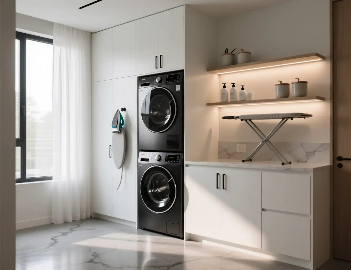 Stacked Laundry Room Ideas