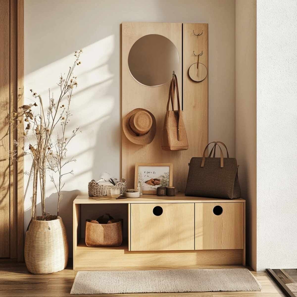 Small Entryway Organization