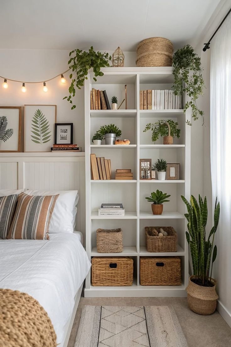 Stylish Shelving for a Modern Look Bedroom Organization