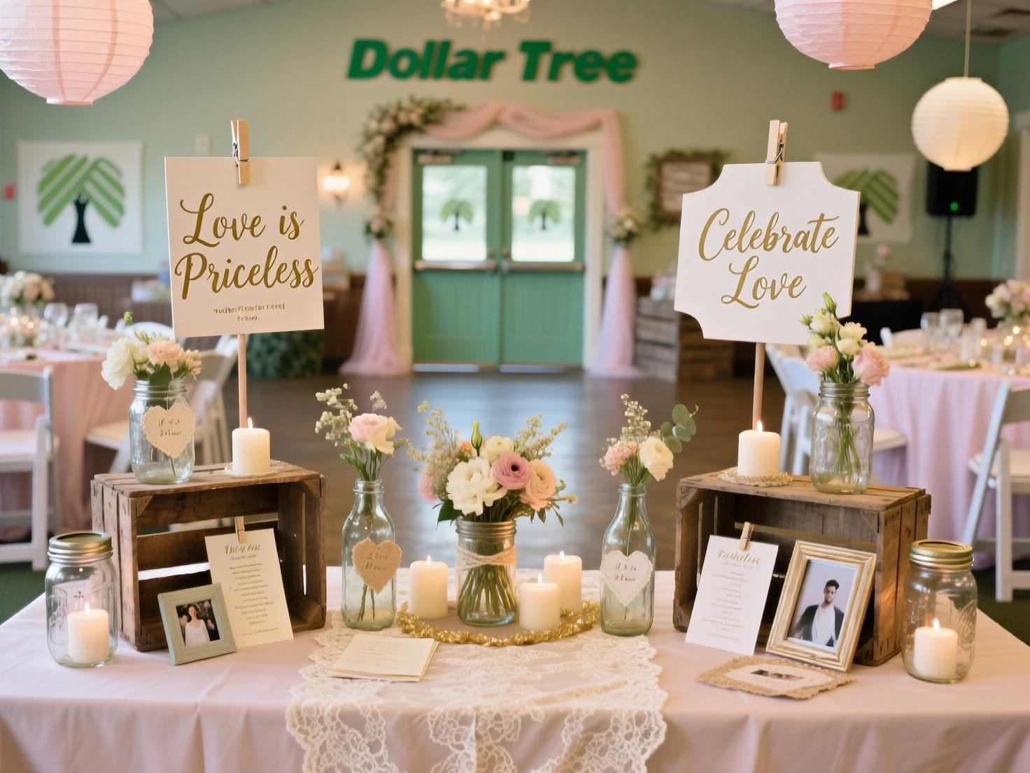 Unique Dollar Tree Wedding