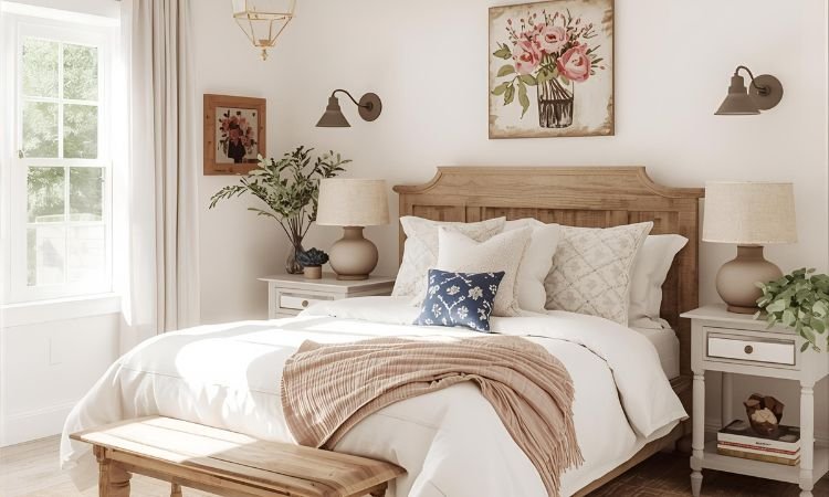 Rustic Cottage Bedroom Wall Decor Ideas