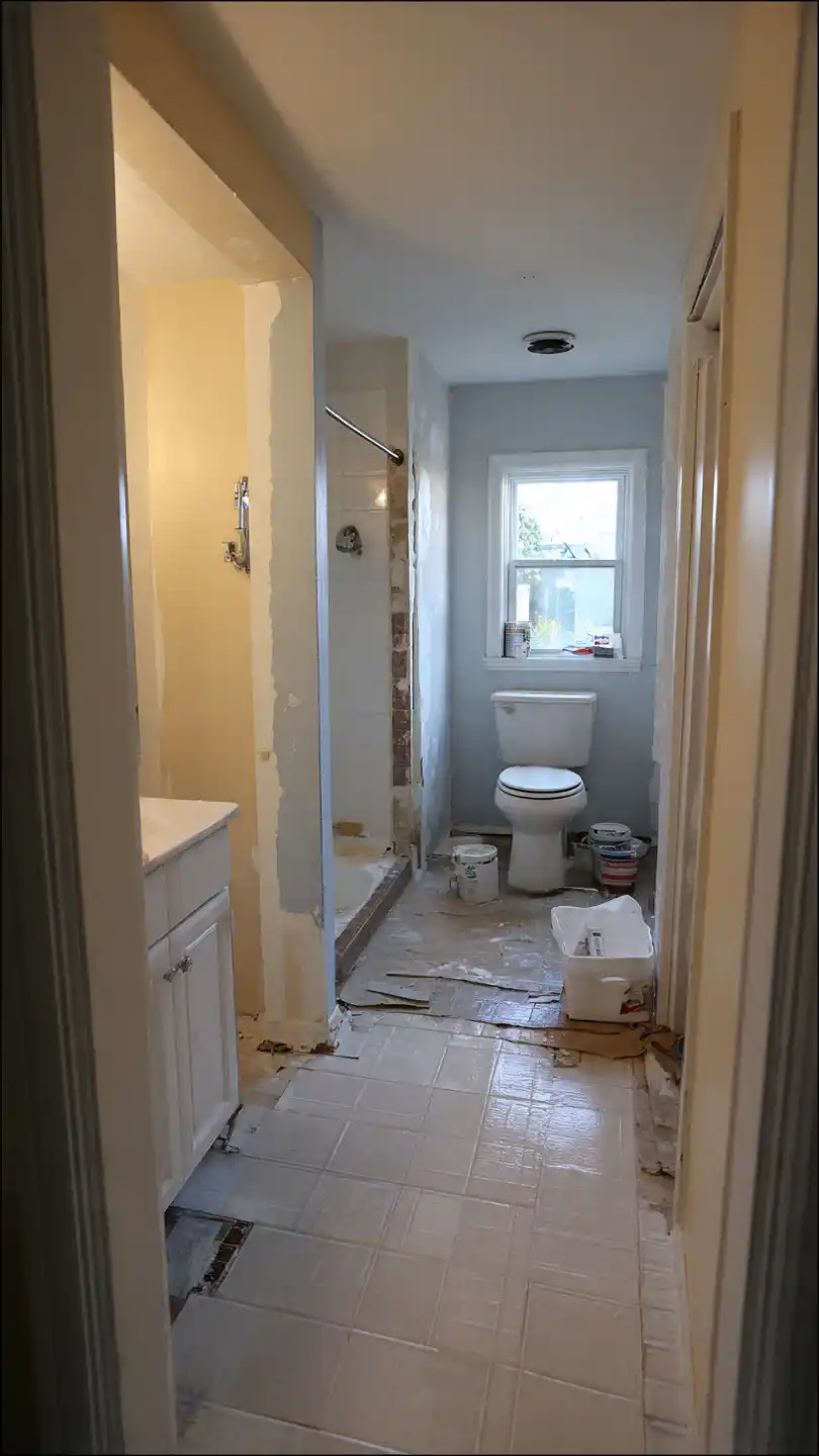 Bathroom Renovation Paint The Walls