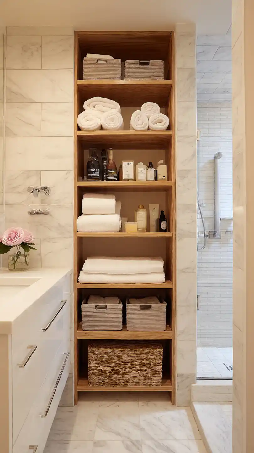 Bathroom Renovation Storage