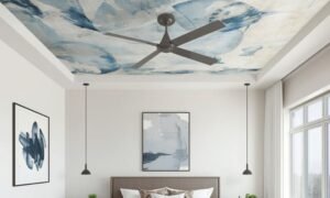 Painted Ceiling Bedroom