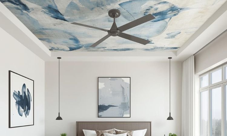 Painted Ceiling Bedroom
