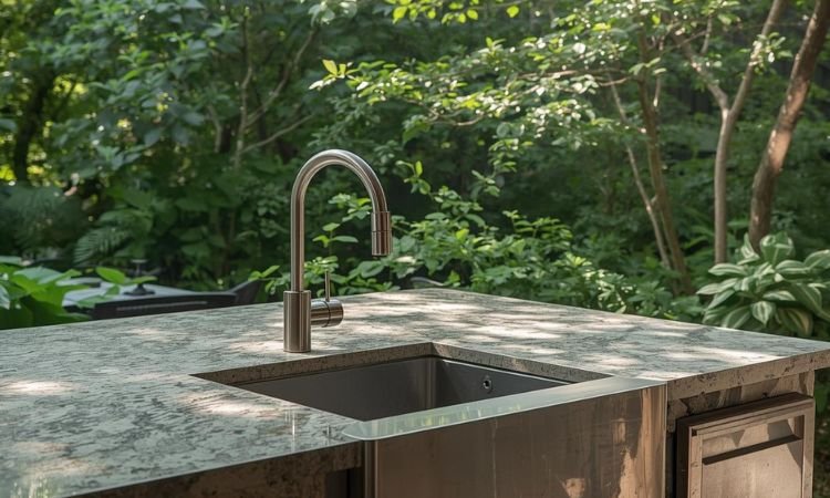 # Outdoor Kitchen Sink Ideas That Actually Add Functionality Outdoor kitchens without sinks require an average of 15-20 trips back inside during typical meal preparation according to outdoor living surveys. The constant movement between spaces kills efficiency while tracking dirt and moisture indoors. Yet poorly planned sink installations waste $1,500-$3,000 on plumbing connections that barely get used. Outdoor kitchen sink ideas reveal which configurations deliver genuine utility versus decorative additions that complicate installation without improving function. The best setups combine practical placement with weatherproof construction creating washing stations that earn their keep through regular use. We're covering 11 outdoor kitchen sink ideas featuring installations that balance convenience with durability. These proven approaches work across budgets providing the washing capability and water access that makes outdoor sinks worthwhile additions rather than expensive afterthoughts. **Key points we're exploring:** - Sink types suited for outdoor exposure and use - Plumbing connection options and requirements - Placement strategies maximizing workflow - Material selections withstanding weather - Size considerations for different needs - Drainage solutions preventing problems ## Essential Qualities of Outdoor Kitchen Sinks **Weather-Resistant Materials Prevent Deterioration:** Stainless steel, stone, or composite materials withstand freeze-thaw cycles and UV exposure that crack porcelain or damage standard fixtures within 1-2 years. It's like marine equipment where material ratings determine lifespan. The outdoor-rated construction maintains function through continuous weather exposure. **Proper Drainage Prevents Standing Water:** Adequate slope toward drain with 1.5-2 inch diameter drain lines moves water efficiently preventing mosquito breeding and freeze damage. It's like civil engineering where flow rates determine success. The proper drainage eliminates health hazards and winter problems. **Strategic Placement Reduces Wasted Steps:** Positioning within 3-4 feet of primary prep area keeps washing accessible without crossing traffic paths or moving away from cooking zones. It's like industrial workflow where proximity determines efficiency. The thoughtful placement saves hundreds of unnecessary steps during cooking. **Adequate Basin Size Handles Real Tasks:** Minimum 15x15 inch basin accommodates large cutting boards, baking sheets, and serving platters rather than handling only hand washing. It's like commercial sinks where dimensions enable actual work. The appropriately sized basins provide genuine utility beyond token water access. ## 11 Outdoor Kitchen Sink Ideas Create functional weather-resistant washing stations with these outdoor kitchen sink ideas featuring installations that deliver practical performance. ### Undermount Stainless Basin Install undermount stainless steel sinks providing seamless integration with stone or concrete counters. The below-counter mounting allows wiping debris directly into basin while commercial-grade stainless withstands outdoor conditions indefinitely. It's like professional setups where function drives design choices. Choose 16-gauge or thicker stainless preventing denting from heavy pots. Include bottom grid protecting basin surface. Costs run $200-$500 for quality undermount units. This outdoor kitchen sink delivers clean lines with maximum durability. ### Drop-In Utility Sink Use drop-in sinks offering easier installation and replacement versus undermount styles. The lip-mounted design sits atop counter cutout creating simple weatherproof seal while allowing future upgrades. It's like modular components where accessibility matters. Select deep basins—8-10 inches—handling large items and reducing splashing. Stainless steel or composite materials both work well outdoors. Expect costs around $150-$400 installed. This outdoor kitchen sink suits DIY installations and budget-conscious builds. ### Bar Sink Station Install compact bar sinks providing hand washing and beverage prep without consuming valuable prep space. The 12-15 inch round or square basins fit tight areas while handling essential tasks. It's like powder rooms where small fixtures serve specific purposes. Position near beverage cooler or seating areas rather than cooking zones. Add pullout or gooseneck faucet improving functionality. Costs range $100-$300 for sink and faucet. This outdoor kitchen sink works when full-size basin exceeds needs or space. ### Farmhouse Apron Front Create traditional aesthetics with farmhouse-style apron front sinks. The exposed front panel and deep basin provide vintage charm while fireclay or stainless construction handles outdoor exposure. It's like country kitchens where style meets substance. Ensure proper support for heavy fireclay models requiring reinforced cabinetry. The large single basin accommodates oversized items easily. Expect costs $400-$800 for quality outdoor-rated models. This outdoor kitchen sink delivers statement piece with practical depth. ### Prep Sink with Cutting Board Combine small prep sinks with integrated cutting board covers creating dual-purpose workstations. The 15x18 inch basins with fitted boards provide chopping surface that reveals sink when removed. It's like convertible furniture where space serves multiple functions. Choose stainless with rounded corners easing cleaning and preventing debris collection. Include bottom grid and cutting board in matched materials. Costs run $250-$500 for integrated systems. This outdoor kitchen sink maximizes limited counter space efficiently. ### Corner Basin Installation Utilize corner spaces with angled or curved sinks fitting diagonal placements. The corner-mounted basins use otherwise awkward areas while maintaining ergonomic access. It's like geometry solutions where angles create opportunity. Match basin shape to counter configuration—radius curves for rounded corners, angled for 45-degree installations. Ensure adequate elbow room around fixture. Expect costs $200-$450 for specialty corner models. This outdoor kitchen sink optimizes difficult layout challenges. ### Double Bowl Configuration Install double bowl sinks separating washing from rinsing or food prep from cleanup. The divided basins with 60/40 or 50/50 splits handle multiple simultaneous tasks. It's like assembly lines where separation increases efficiency. Choose models with low or no divider between bowls accommodating large items across both sides. Stainless construction with sound dampening reduces noise. Costs range $300-$700 for quality double bowls. This outdoor kitchen sink suits serious cooking requiring workspace separation. ### Trough Style Sink Use elongated trough sinks providing extended washing area for multiple users. The 48-60 inch linear basins allow several people washing simultaneously during large gatherings. It's like commercial restrooms where length serves capacity. Include multiple faucets spaced along trough or single high-arc unit reaching entire length. Slope toward center drain preventing standing water. Expect costs $500-$1,200 for custom trough installations. This outdoor kitchen sink handles entertaining-focused layouts. ### Portable Camping Sink Connect portable camping sinks to garden hoses providing temporary washing stations without permanent plumbing. The self-contained units with foot pumps or electric pumps offer flexibility for evolving outdoor spaces. It's like pop-up solutions where commitment stays minimal. Choose models with 5-7 gallon fresh water capacity and similar gray water storage. Position on stable surface near water source. Costs run $80-$200 for quality portable units. This outdoor kitchen sink suits renters or experimental setups. ### Integrated Cooler Sink Combo Combine sink basins with adjacent ice bins creating beverage and prep stations. The unified design with insulated cooler section beside working sink handles drink service and food prep simultaneously. It's like swiss army approaches where integration saves space. Ensure proper drainage from both sink and cooler preventing cross-contamination. Stainless construction throughout handles moisture from both functions. Costs range $600-$1,500 for integrated units. This outdoor kitchen sink maximizes functionality within compact footprint. ### Stone Vessel Basin Install natural stone vessel sinks creating luxury focal points with organic beauty. The above-counter basins carved from granite, marble, or river rock provide dramatic aesthetics while stone naturally withstands outdoor conditions. It's like sculpture where function meets art. Pair with tall faucets clearing vessel rim and ensure counter reinforcement supporting stone weight. Accept that natural stone requires sealing maintaining stain resistance. Expect costs $400-$1,000 for carved stone vessels. This outdoor kitchen sink delivers premium appearance with inherent durability. ## Planning Outdoor Sink Installations **Assess Plumbing Access Realistically:** Running hot and cold water lines plus drainage to outdoor locations costs $800-$2,500 depending on distance and obstacles. It's like infrastructure where hidden costs determine feasibility. The honest cost assessment prevents budget surprises during installation. **Include Hot Water When Possible:** Hot water connections improve grease removal and hand washing comfort extending sink utility. It's like indoor standards where temperature matters. The hot water addition increases installation cost $200-$500 but significantly improves functionality. **Plan for Winterization in Cold Climates:** Install shut-off valves and drain points allowing complete water removal preventing freeze damage. It's like seasonal prep where protection prevents repairs. The winterization provisions save thousands in freeze-related damage. **Consider Gray Water Handling:** Check local codes regarding outdoor sink drainage as some jurisdictions require connection to sewer systems while others allow dispersion. It's like legal compliance where regulations determine options. The code research prevents illegal installations requiring expensive corrections. ## Frequently Asked Questions About Outdoor Kitchen Sinks ### What Type of Sink Works Best Outdoors? Stainless steel sinks provide best outdoor performance due to rust resistance, durability, and temperature tolerance. Choose 16-18 gauge commercial-grade models withstanding abuse. Stone and high-quality composite materials also work well when properly sealed. Avoid porcelain, standard acrylic, or cast iron outdoors as these materials crack, chip, or rust under weather exposure. Material selection determines whether sink lasts decades or fails within seasons. ### How Much Does Outdoor Sink Installation Cost? Basic drop-in sink with simple plumbing runs $600-$1,200 installed including fixtures. Complex installations requiring extensive plumbing runs, hot water connections, or custom drainage cost $2,000-$4,000. Material choices significantly impact totals with specialty sinks adding $500-$1,000. Distance from existing plumbing determines largest cost variable. Outdoor sinks requiring 50+ feet of underground lines cost substantially more than installations near house connections. ### Can You Install Sink Without Running Water? Yes—portable camping sinks or hand pump models provide washing capability without plumbing connections. These units require manual filling and gray water disposal but avoid installation costs. Another option involves gravity-fed systems using elevated water tanks and simple drainage. Non-plumbed options suit temporary setups or situations where permanent plumbing proves impractical. Accept limitations regarding water volume and convenience compared to connected fixtures. ### What About Drainage Requirements? Outdoor sinks require minimum 1.5 inch drain lines maintaining adequate flow preventing clogs. Route drainage to sewer connection, septic system, or approved dispersion area depending on local codes. Include P-trap preventing sewer gas while allowing cleanout access. Ensure proper slope—1/4 inch drop per foot minimum—throughout drain run. Cold climate installations need drain lines below frost depth or complete winterization capability preventing freeze damage. ### How Do You Maintain Outdoor Sinks? Clean stainless basins weekly with mild soap preventing mineral buildup and staining. Rinse thoroughly after each use removing food particles. Run water briefly before winter shutdown flushing debris from lines. Winterize cold climate installations by shutting water supply, opening faucets, and using compressed air blowing residual water from lines. Remove drain traps storing indoors preventing freeze damage. Apply mineral oil to stainless periodically maintaining luster and preventing corrosion. ## Creating Your Outdoor Washing Station Outdoor kitchen sink ideas reveal that thoughtful planning separates functional additions from expensive mistakes. The proper material selection, placement strategy, and plumbing design create washing stations that genuinely improve outdoor cooking rather than becoming rarely-used fixtures. Start by honestly assessing how often you'll use outdoor sink before committing to installation costs. Match sink size and features to actual needs rather than installing oversized basins consuming budget and space. The realistic approach creates outdoor sinks earning their investment through regular utility. outdoor kitchen sink ideas