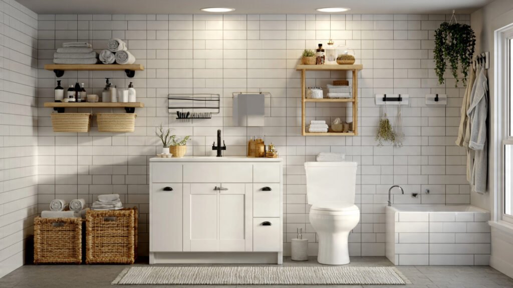 Smart Bathroom Wall Organization Ideas for a Stylish and Space-Saving Setup